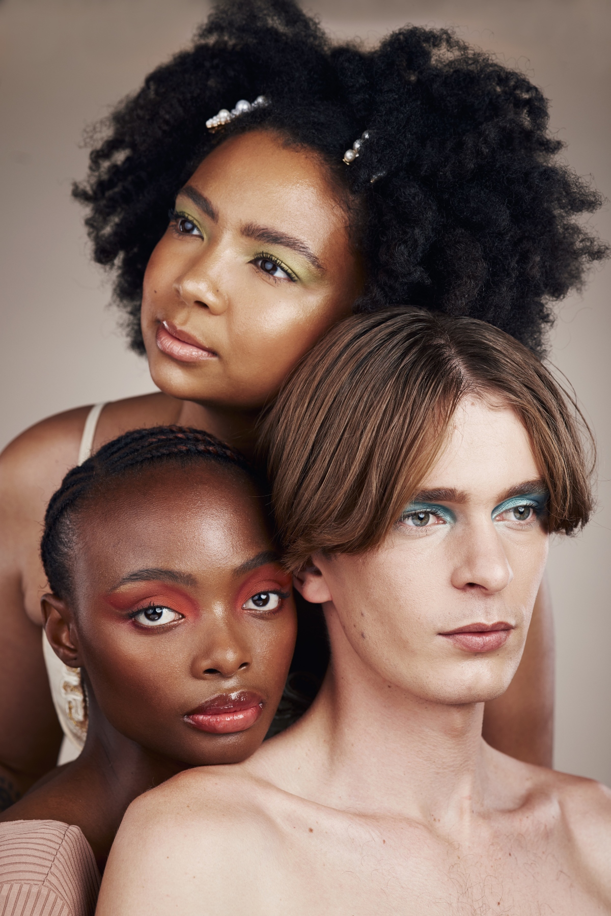maquillaje, bases, colores