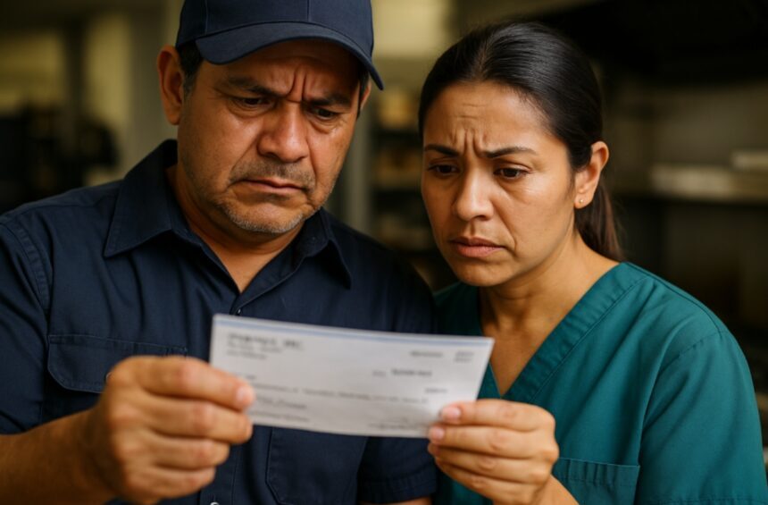 latinos ganan menos, cheque, salario, trabajadores hispanos, QuéOnnda