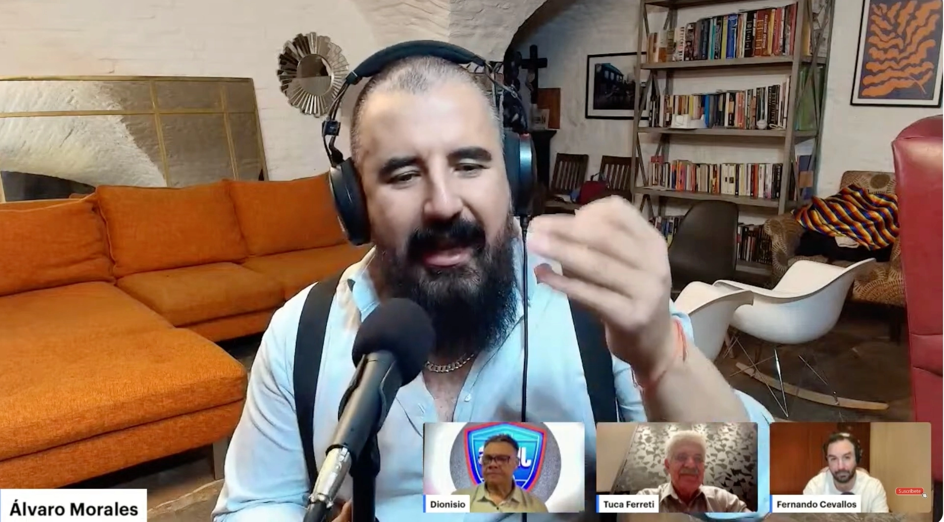 Los Jefes, QuéOnnda.tv, Álvaro Morales, Fernando Cevallos, Dionisio Estrada, QuéOnnda