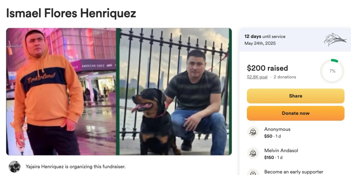 Ismael Flores Henríquez, trabajador hispano muere en NY, New York, QuéOnnda