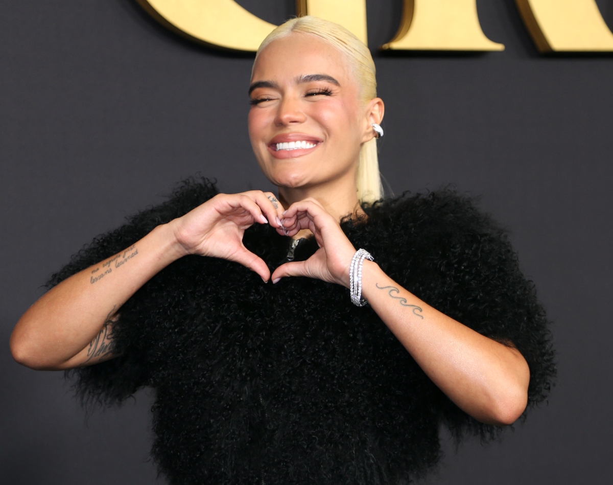 cantante colombiana, alfombra roja, corazón, Música, QuéOnnda