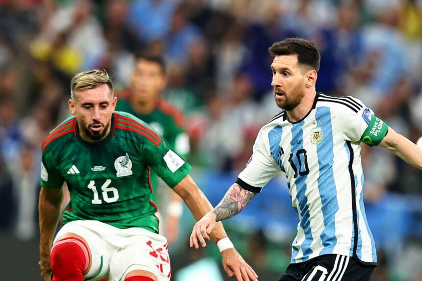 comparación México selecciones mundiales, México Ranking FIFA, Ranking FIFA 2024, México Vs Argentina, Messi