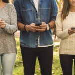 redes sociales, teléfono, celular