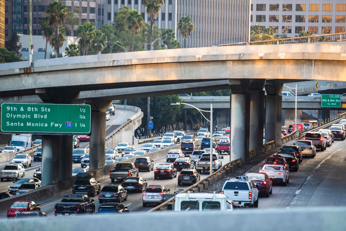 vías, rutas, Los ángeles