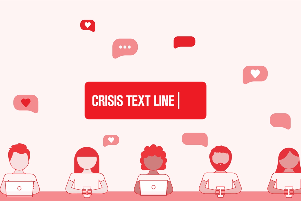 Crisis Text line, aplicación, celular