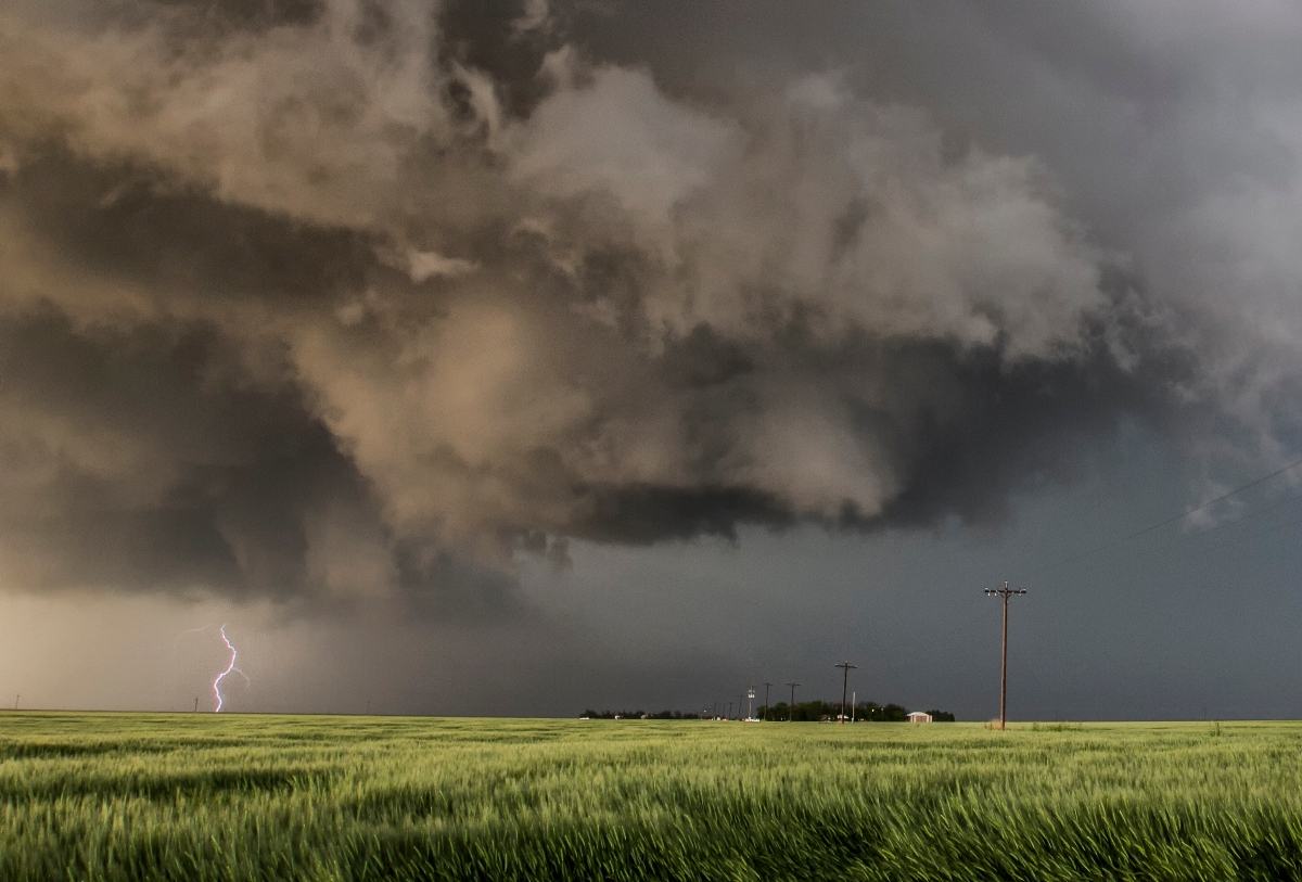 thunderstorm, lightning, dark clouds, thunderstorm field, QuéOnnda