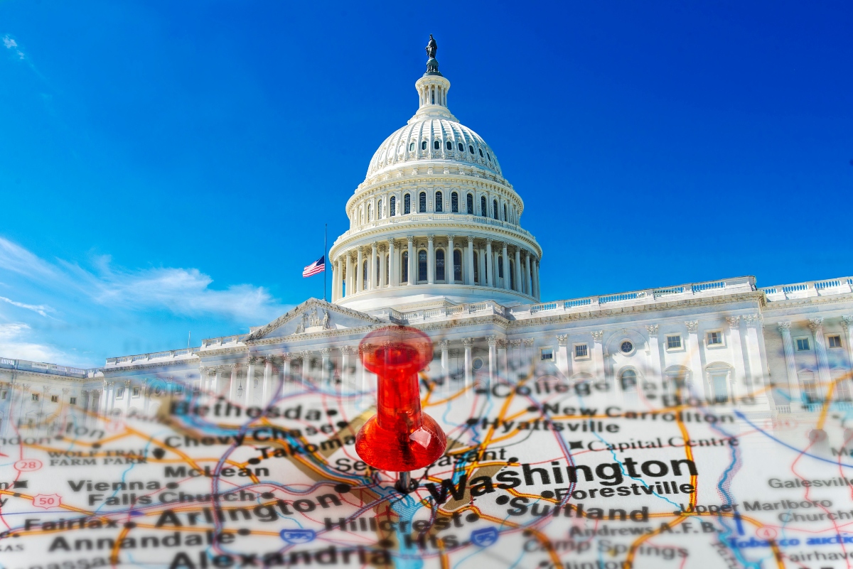 población, DC, Washington, político