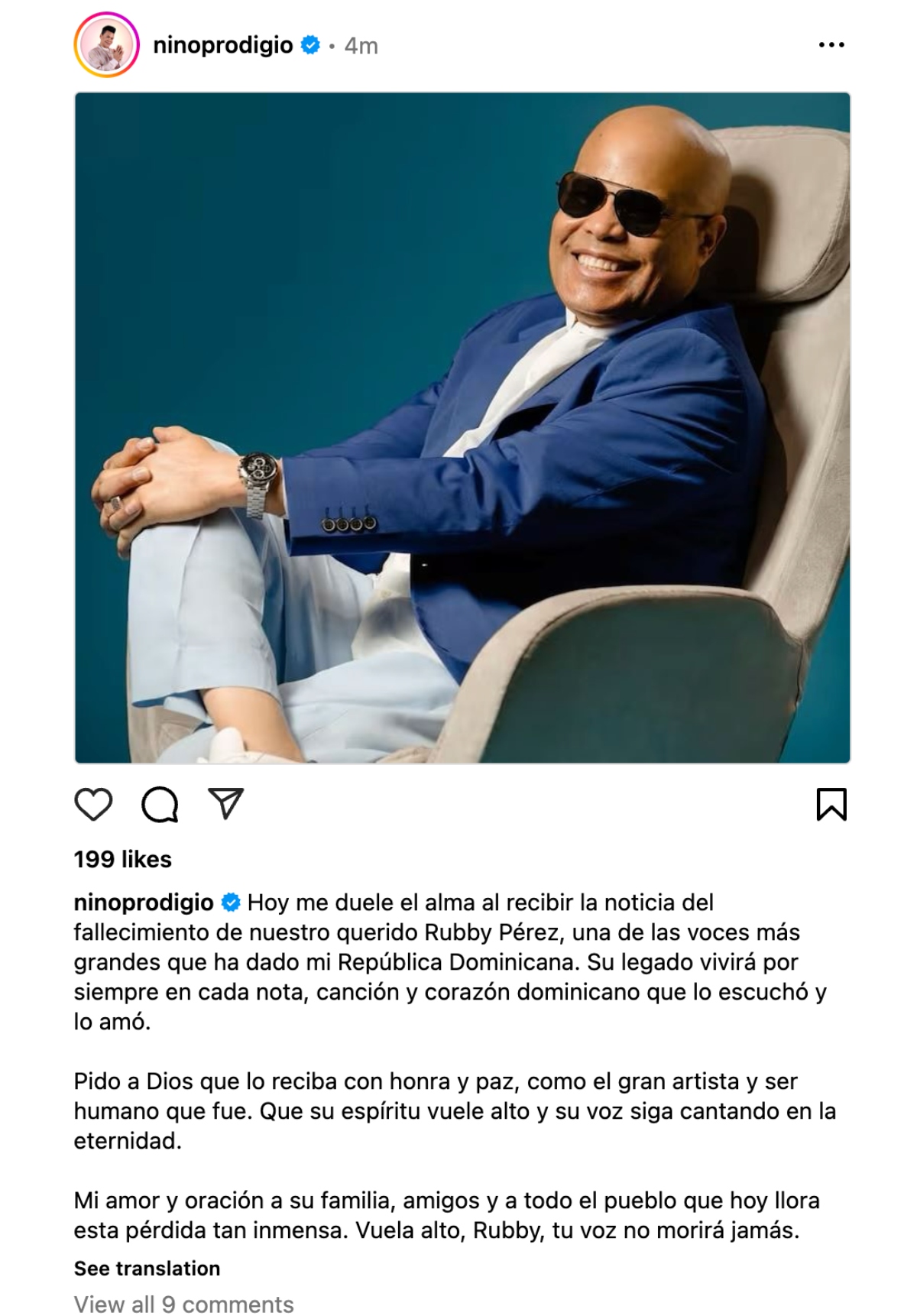 Rubby Perez, death, tragedy, merenguero, QuéOnnda