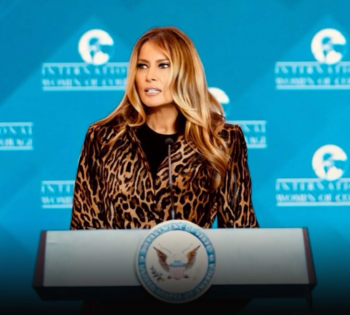 Melania Trump, político, celebridades