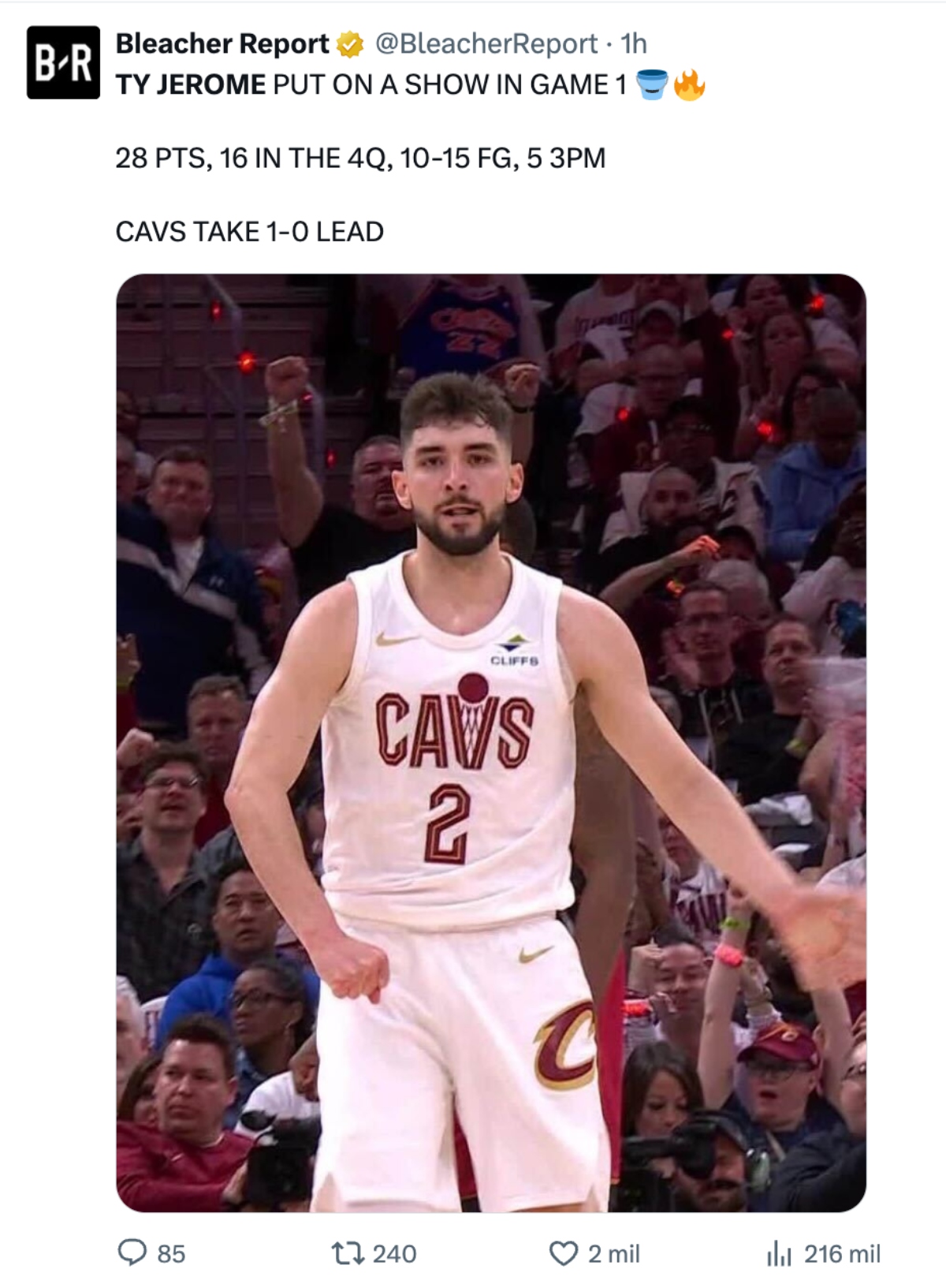 Ty Jerome Cavaliers playoffs, Ty Jerome, Cavaliers, playoffs, QuéOnnda