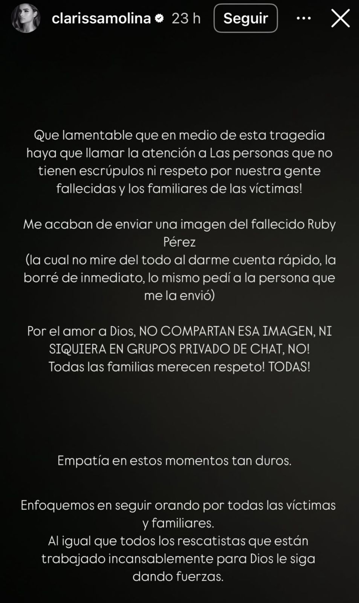 Clarissa Molina, celebrities