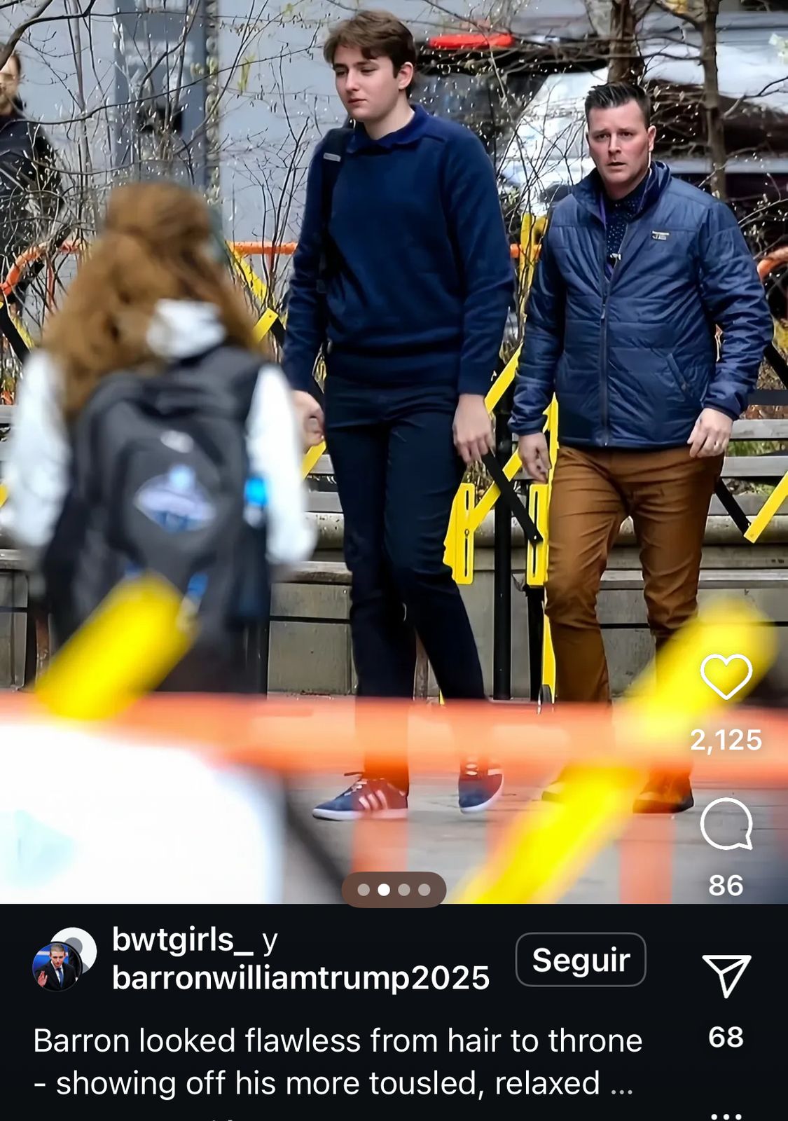 Barron Trump, university
