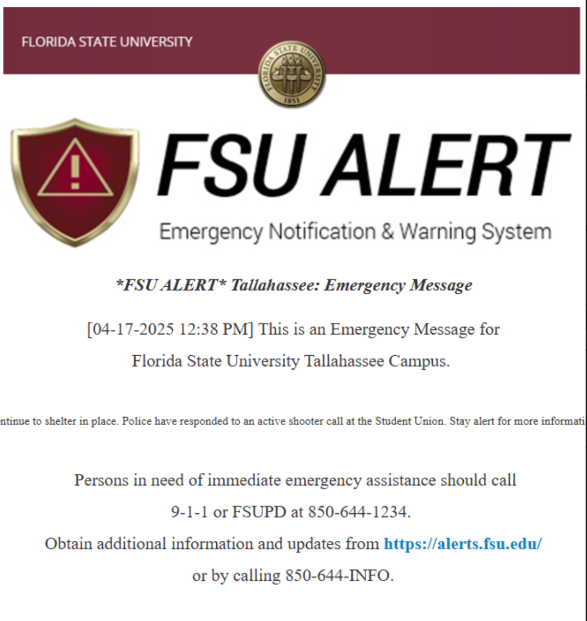 Trump Florida university shooting, Florida State University shooting, Florida State University, FSU, WhatOnnda