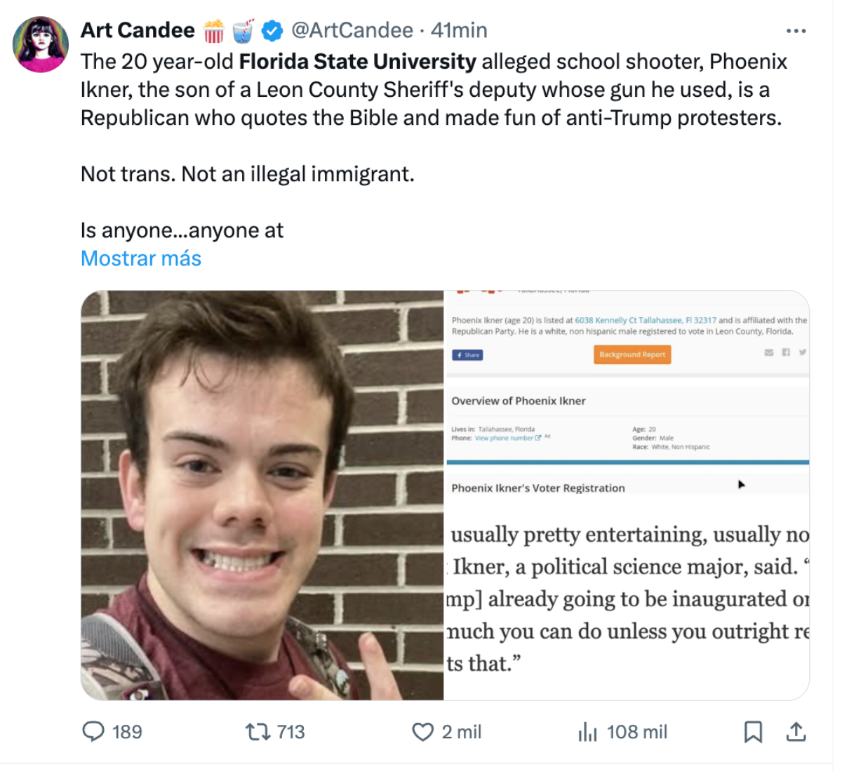 Florida university shooting victims, Florida university shooting, Florida State University shooting, Florida shooting, QuéOnnda
