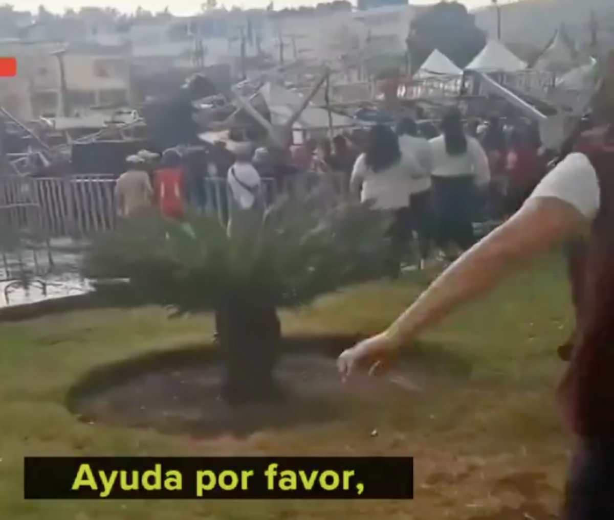 escenario, accidente, música