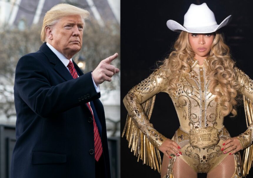 Beyoncé, Trump, famosos