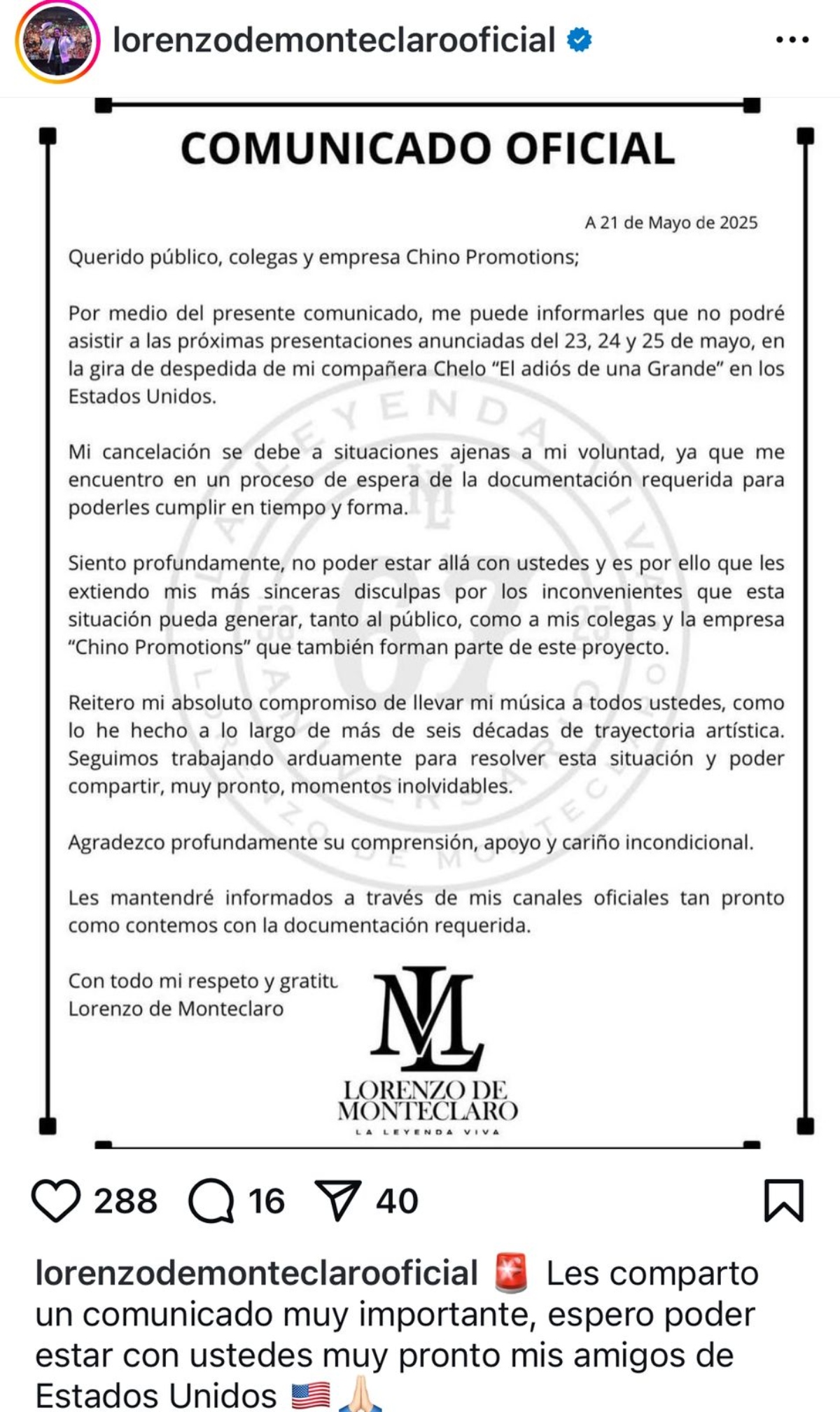 Lorenzo de Monteclaro, famosos, entretenimiento