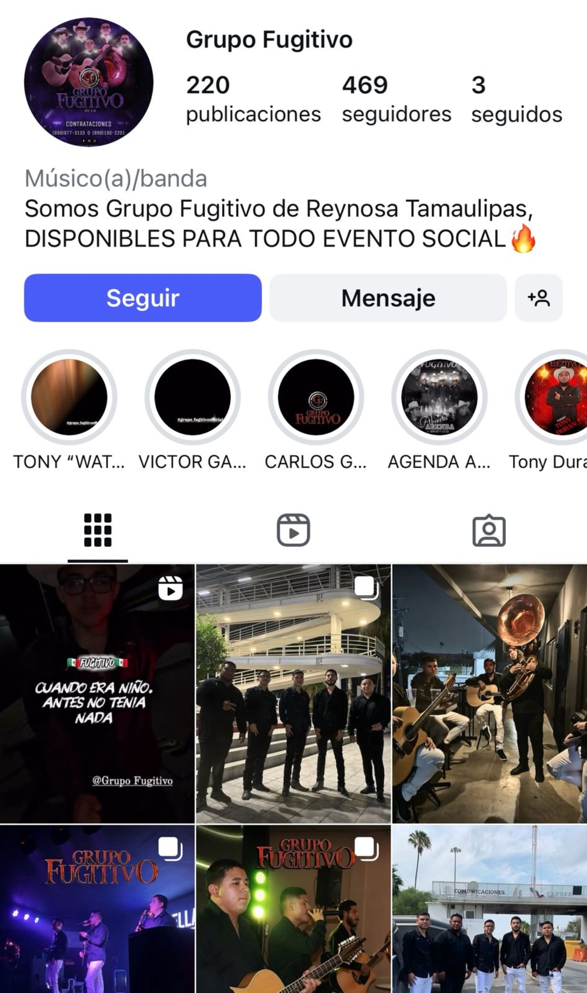 música, agrupación, desaparición