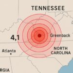 Sismo Tennessee 10 mayo, Sismo, Tennessee, QuéOnnda