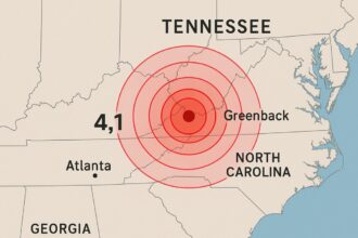 Sismo Tennessee 10 mayo, Sismo, Tennessee, QuéOnnda