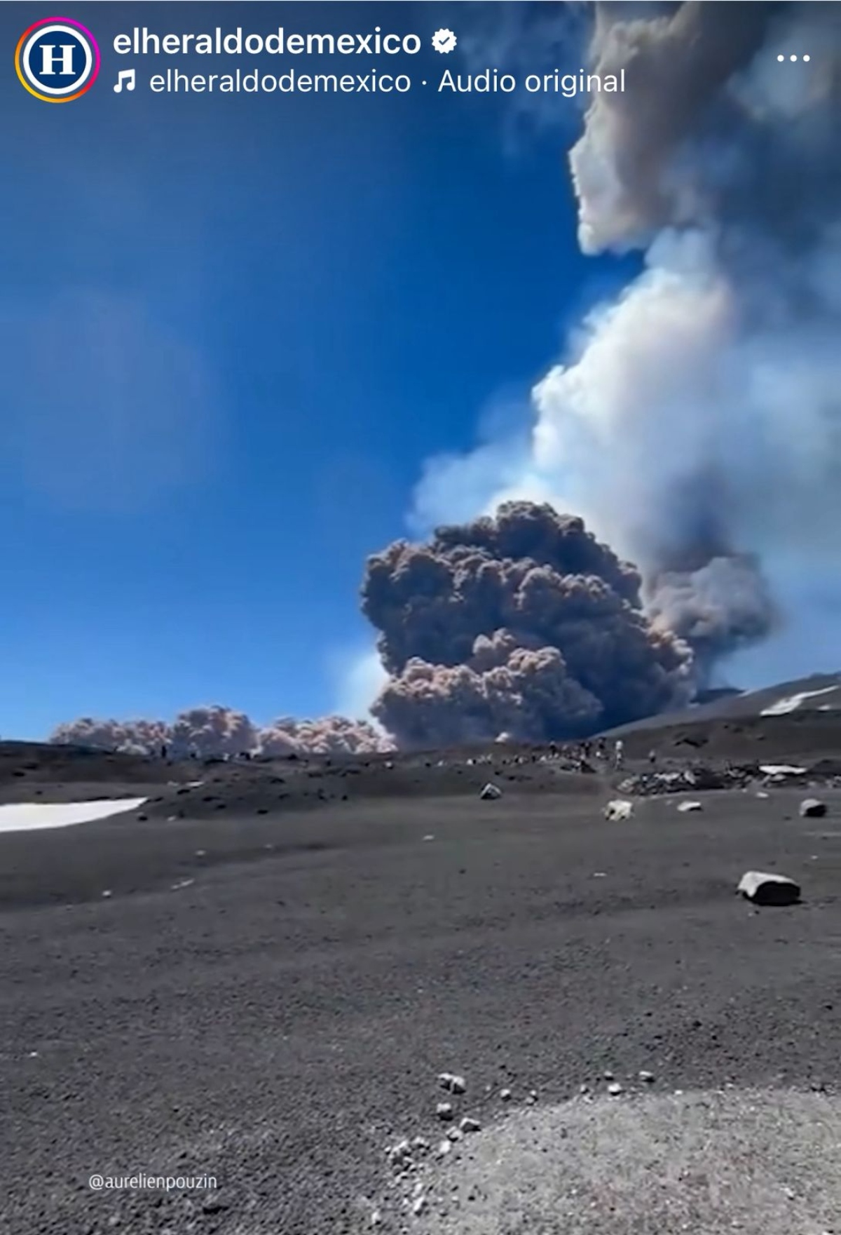 Volcán Etna, erupción, clima
