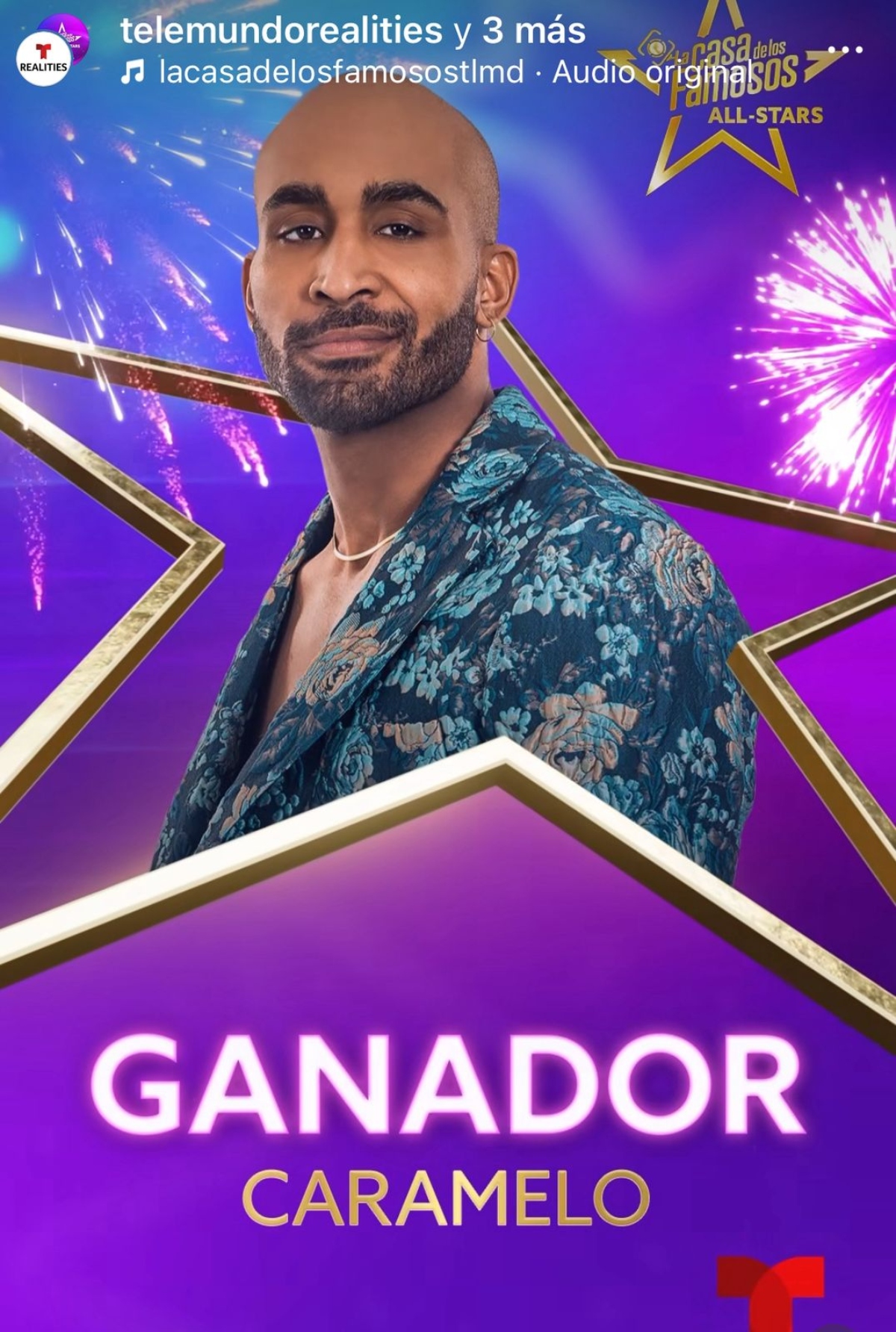 Caramelo, Casa de los Famosos, show