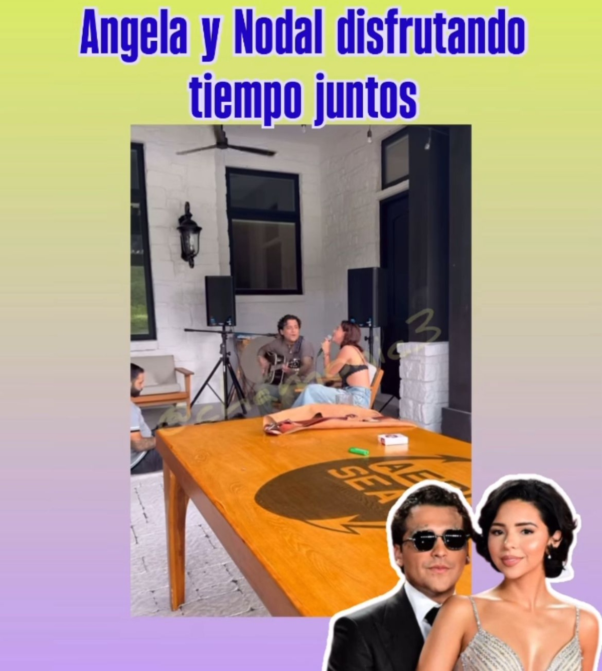 Ángela Aguilar, Christian Nodal, música