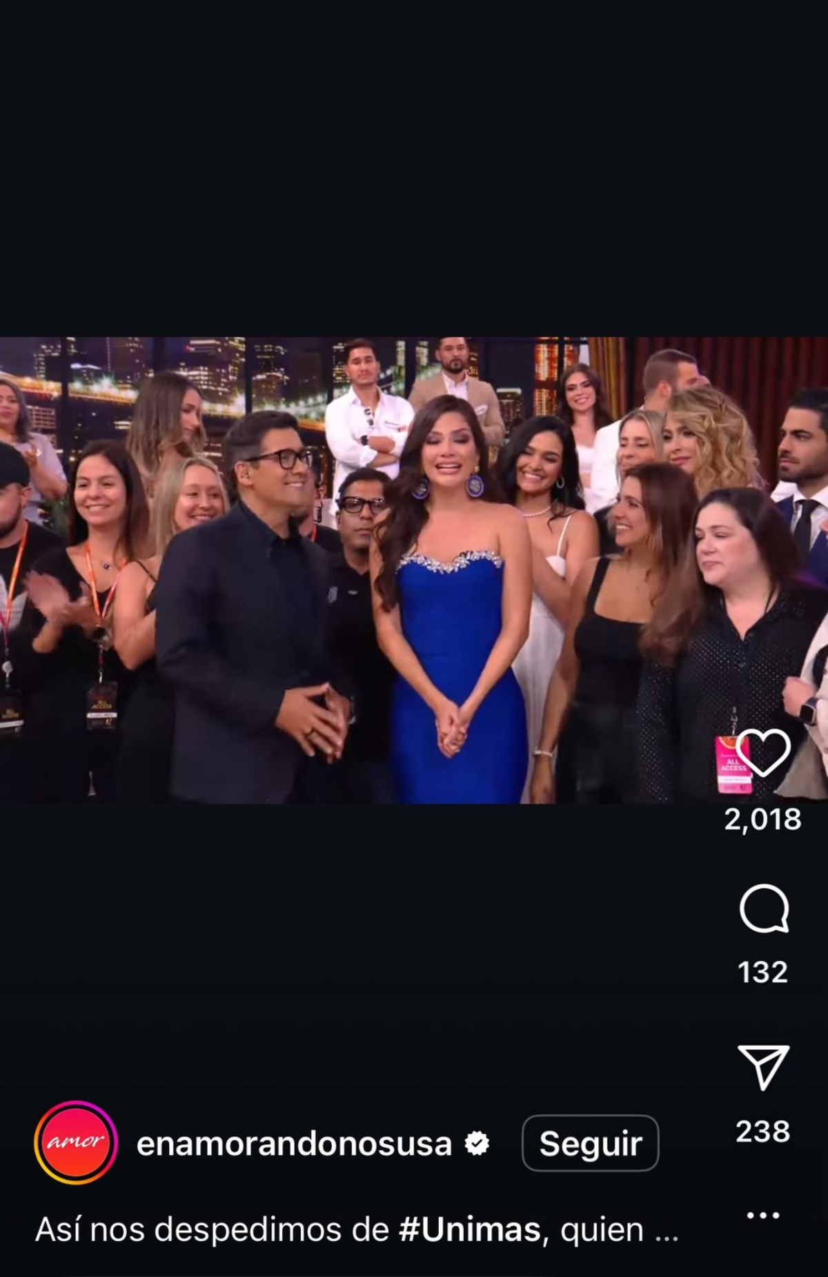 Enamorándonos USA, televisión, show