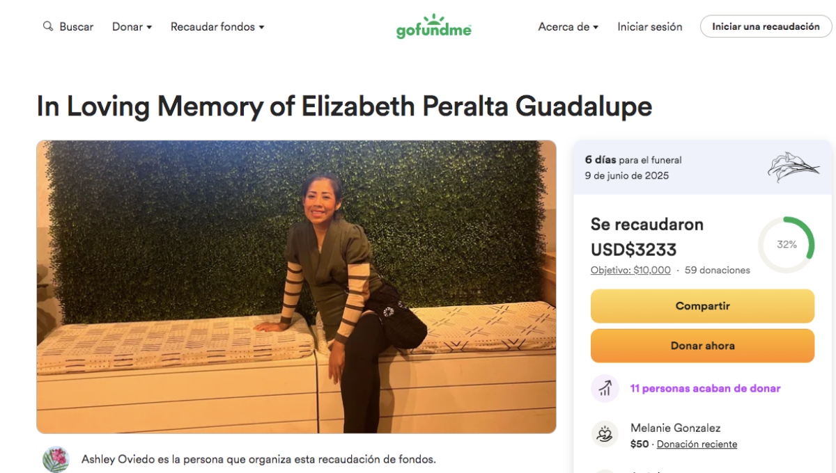 Elizabeth Peralta-Guadalupe, asesinato