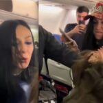 Video viral, avión