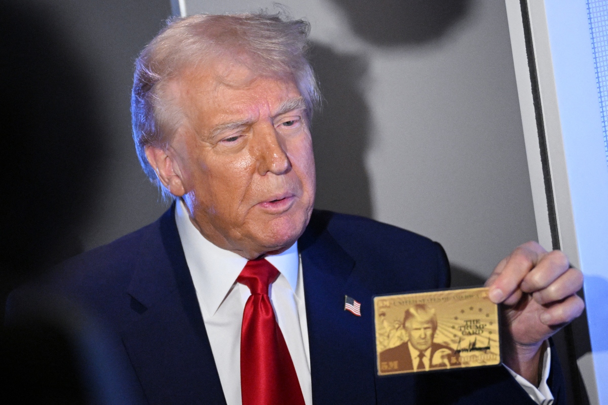 Trump, visa, tarjeta dorada