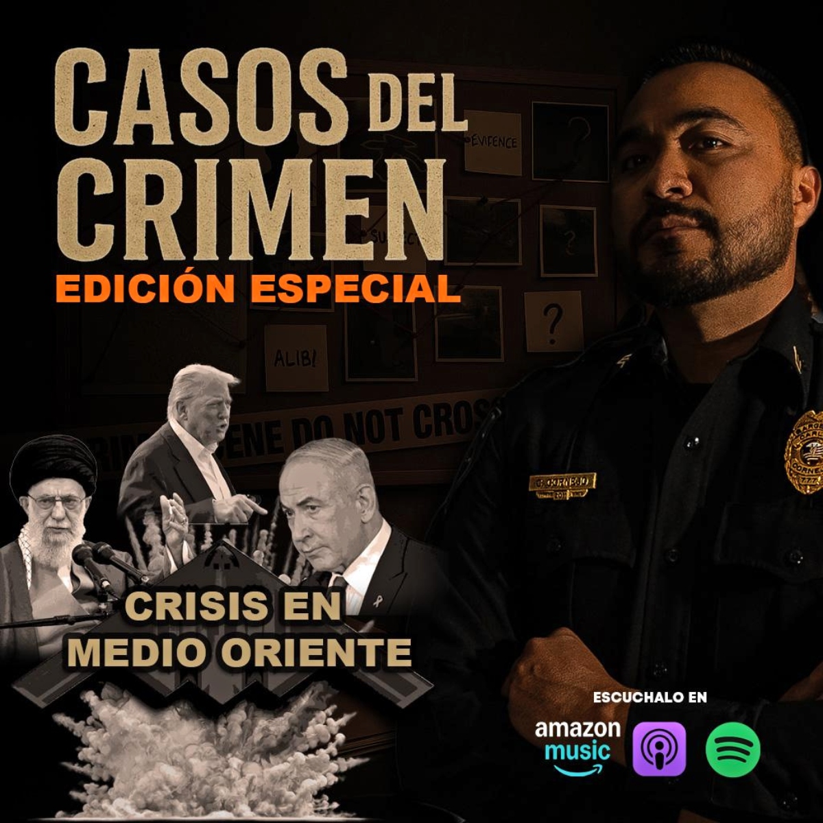 Crime Cases Middle East, Crime Cases, Middle East Crisis, podcast, QuéOnnda