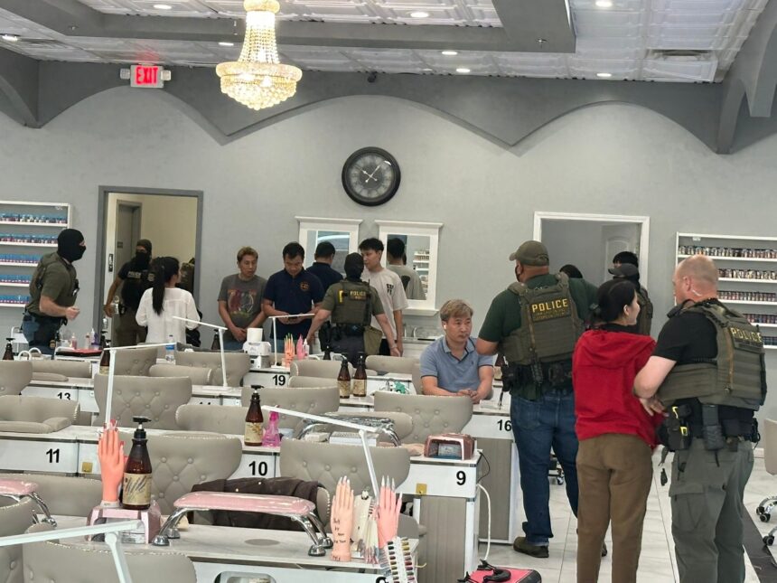 redada ICE salón uñas, redada ICE, salón uñas, Atlanta, Georgia, QuéOnnda
