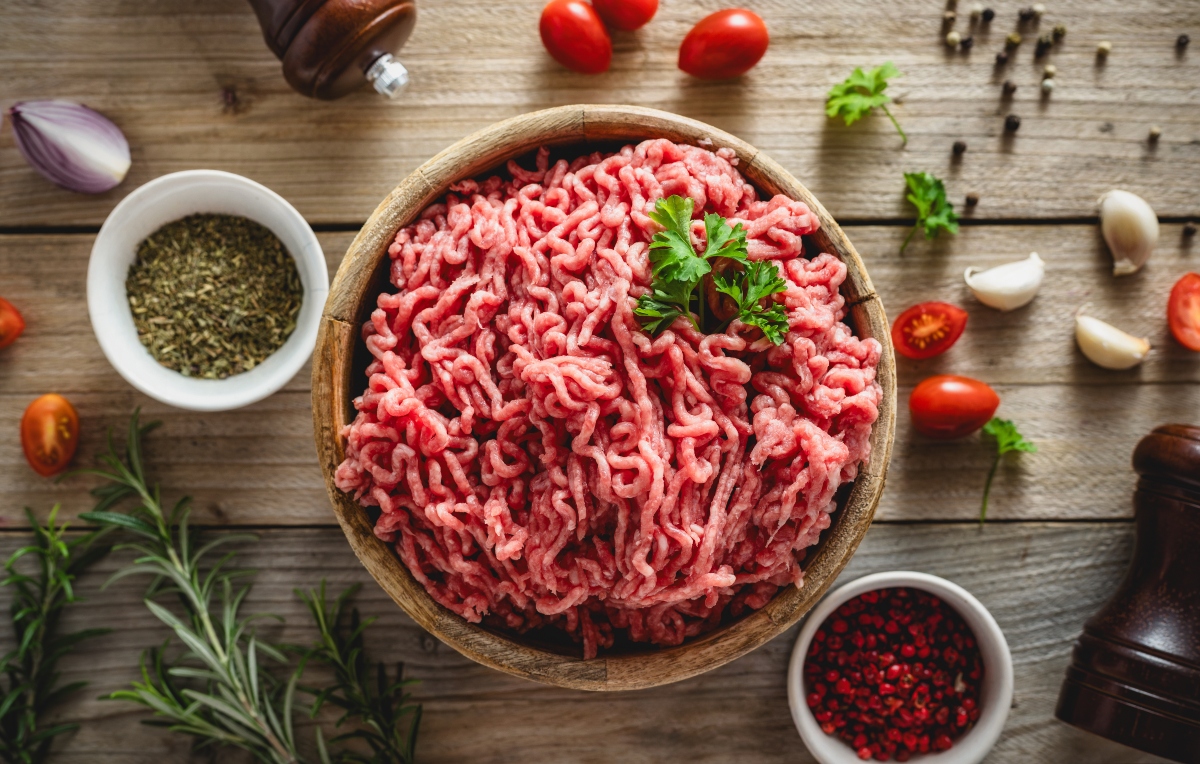 carne molida, contaminación