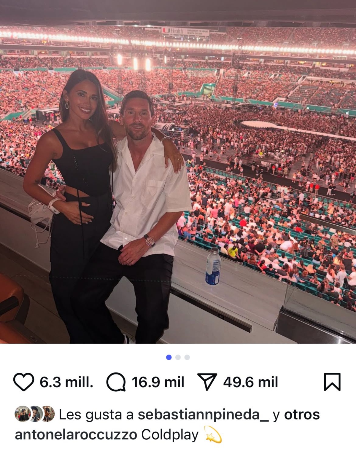 Messi, Coldplay, music