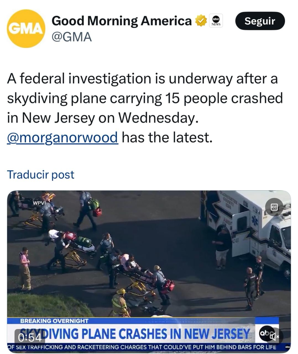 tragedia, Nueva Jersey