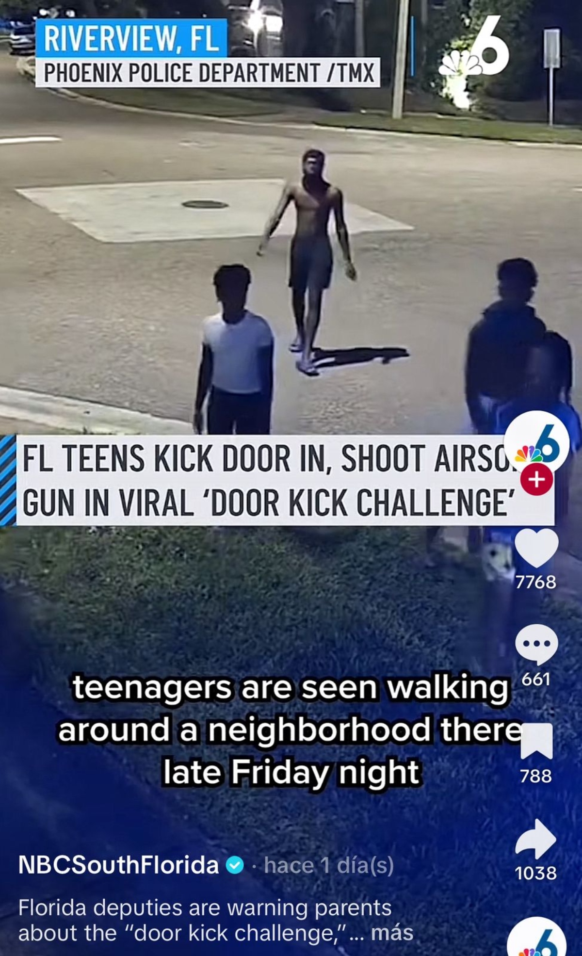 reto viral, Florida, TikTok