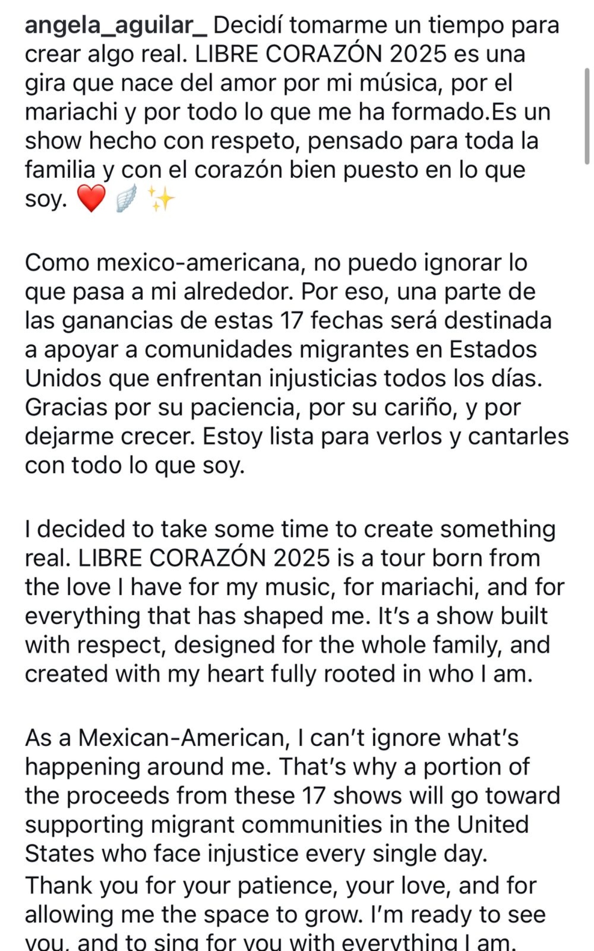 Ángela Aguilar, música, entretenimiento