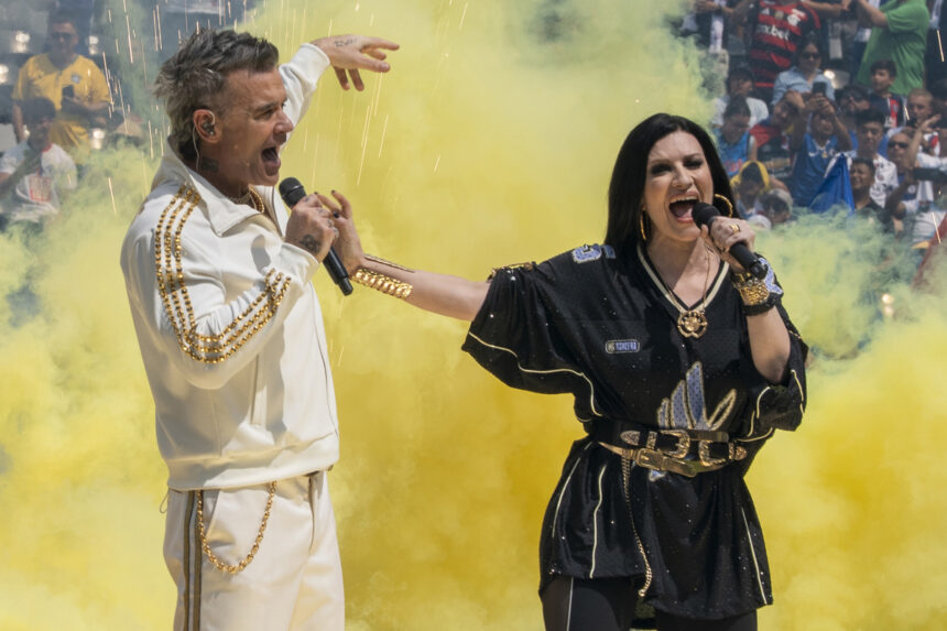 Robbie Williams Laura Pausini, Robbie Williams, Laura Pausini, Desiré, QuéOnnda