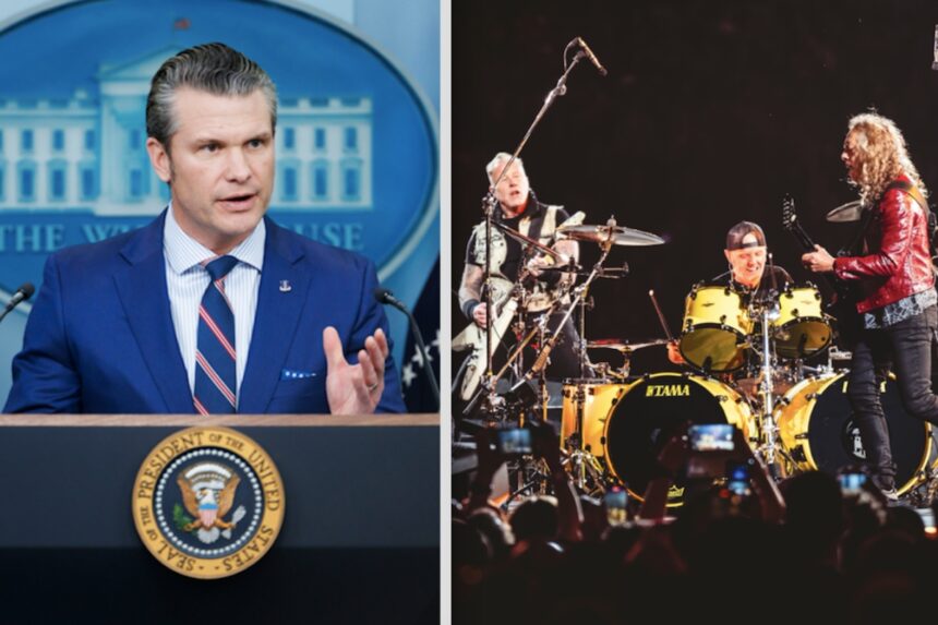 Pete Hegseth, Metallica, famosos