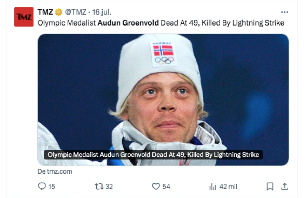 Audun Grønvold, deportes
