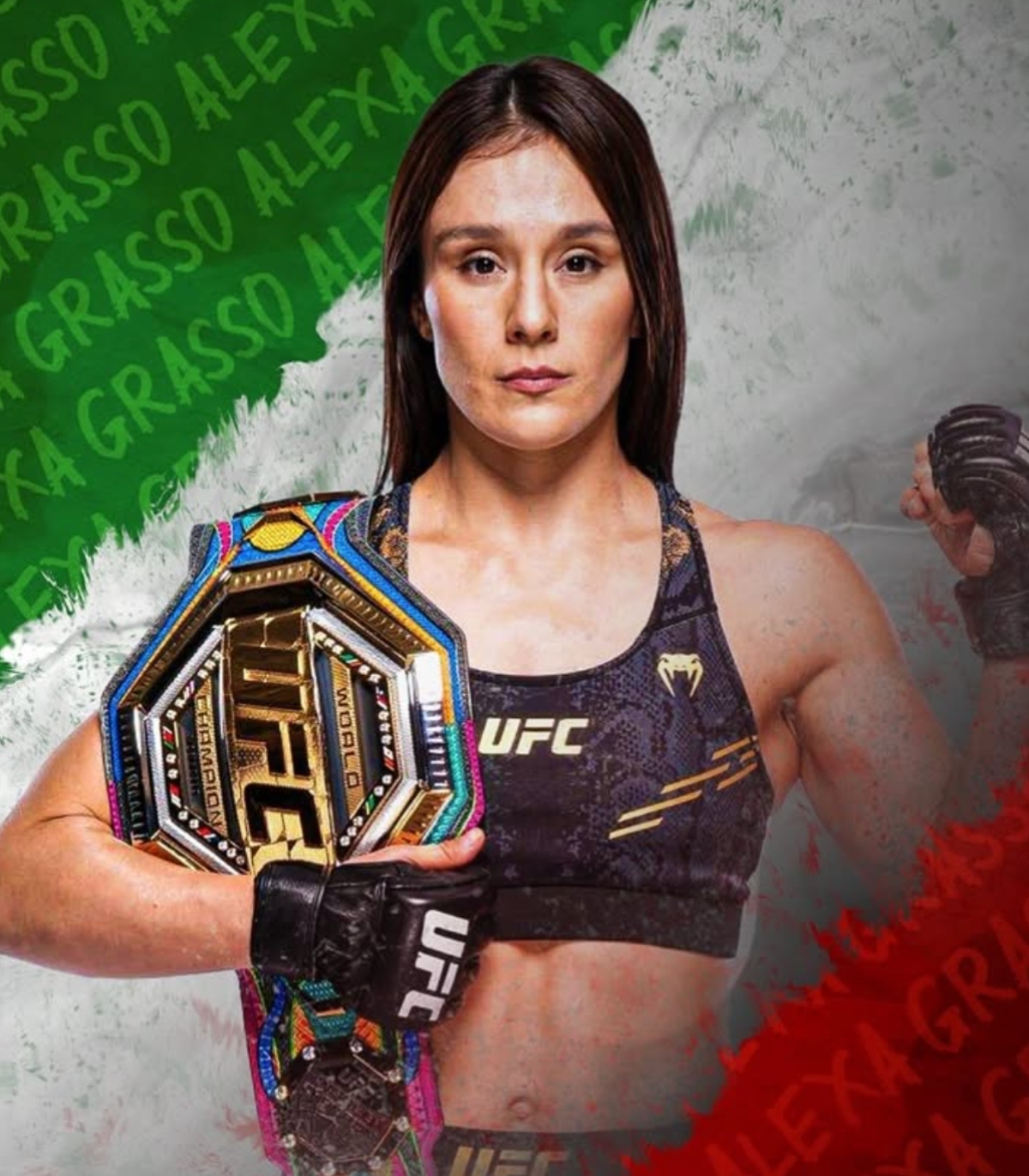 peleadoras latinas en AMM, peleadoras latinas, AMM, Alexa Grasso, QuéOnnda