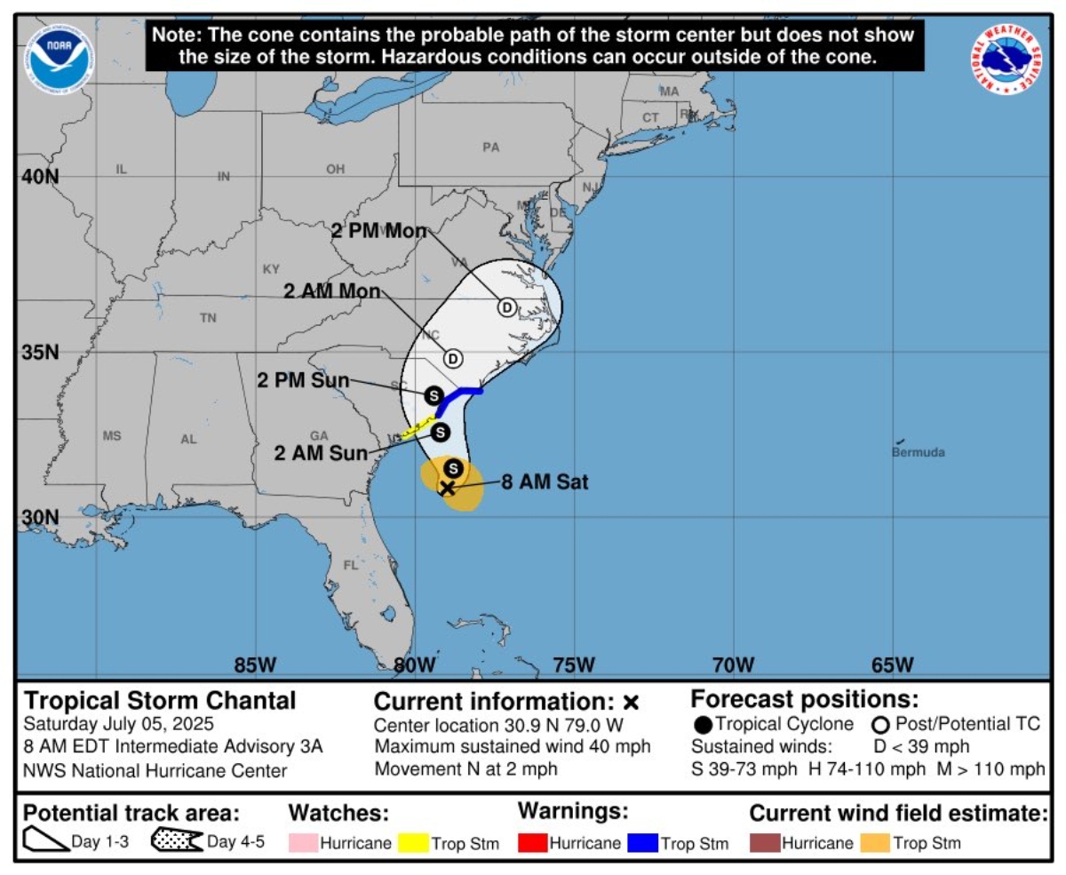 Tormenta tropical Chantal