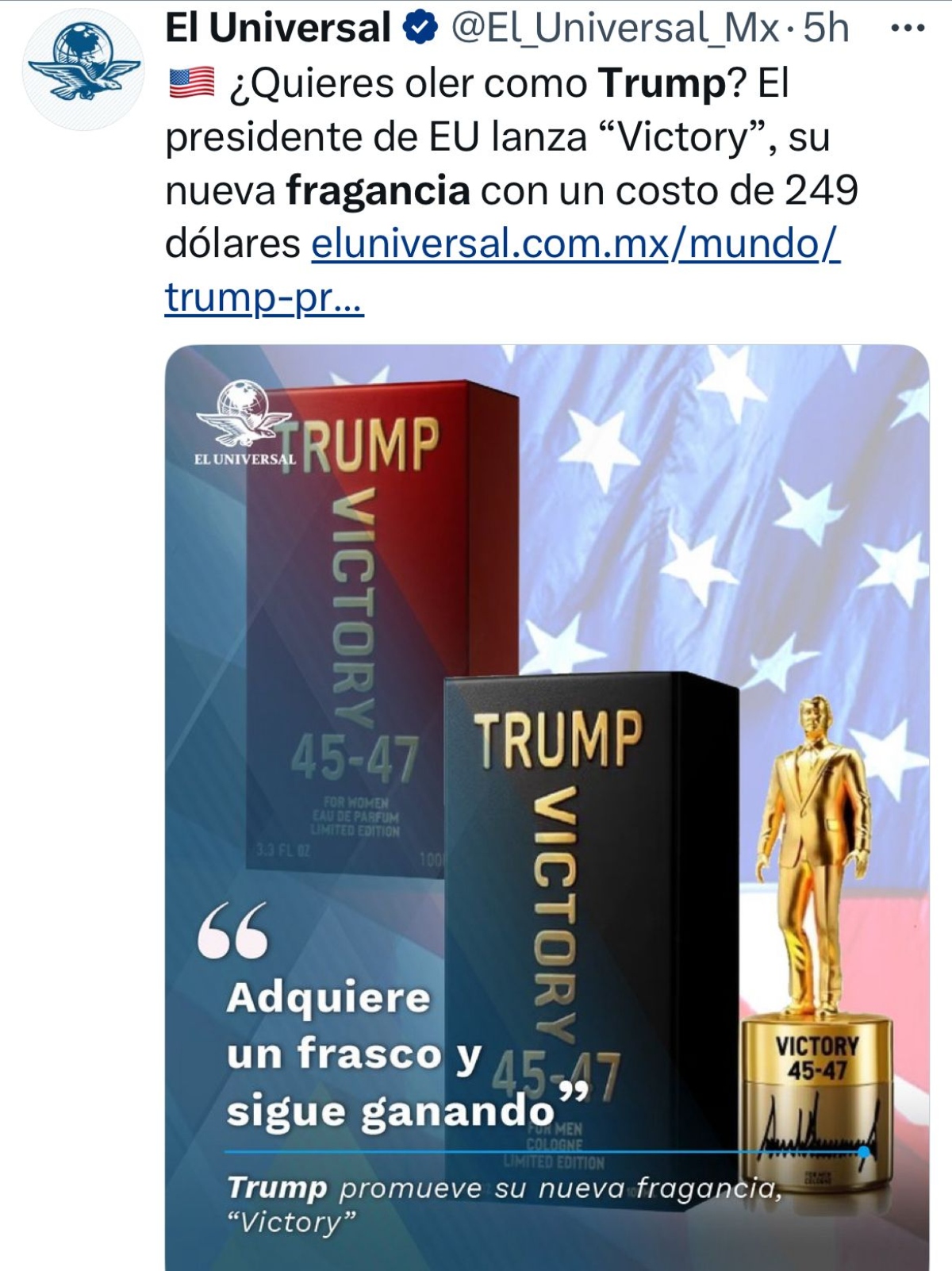 Trump, fragrance, politics