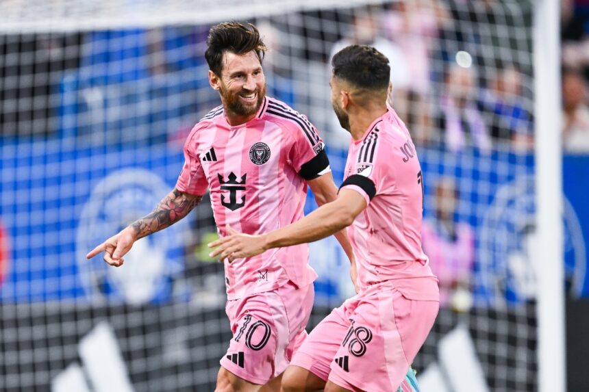 Messi doblete Inter Miami, Messi, doblete, Inter Miami, QuéOnnda
