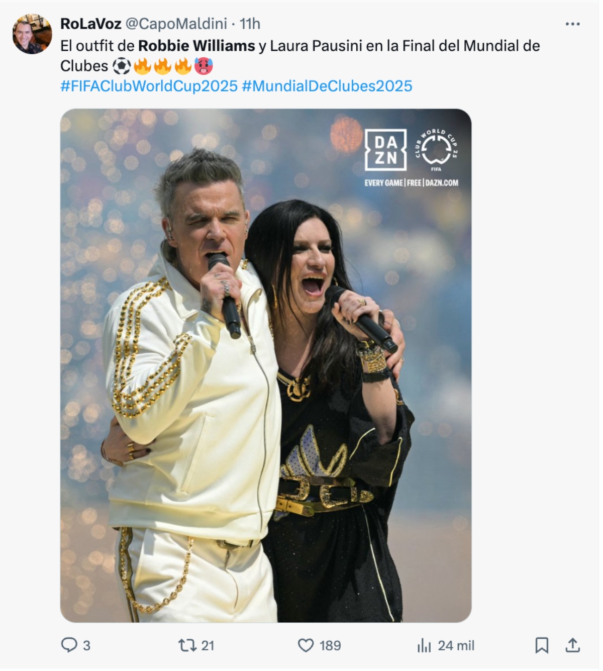 Robbie Williams Laura Pausini, Robbie Williams, Laura Pausini, Desiré, QuéOnnda