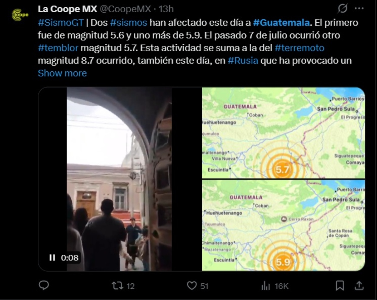 Sismo Guatemala