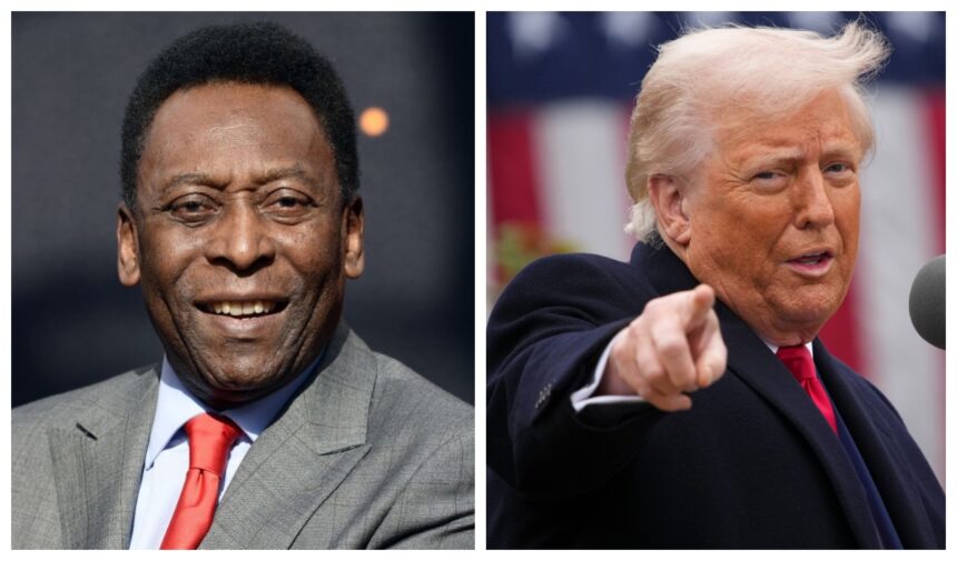 Trump Pelé, Trump, Pelé, GOAT, QuéOnnda