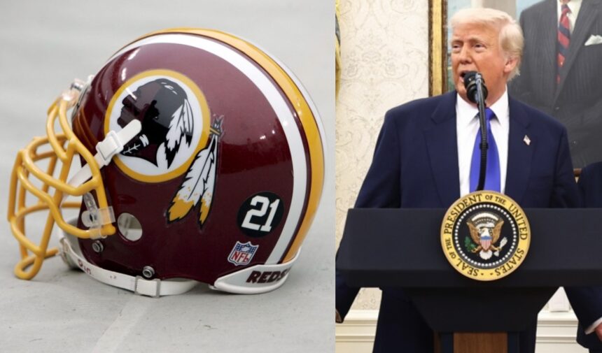 Trump Redskins, Trump, Redskins, Washington Commanders, QuéOnnda