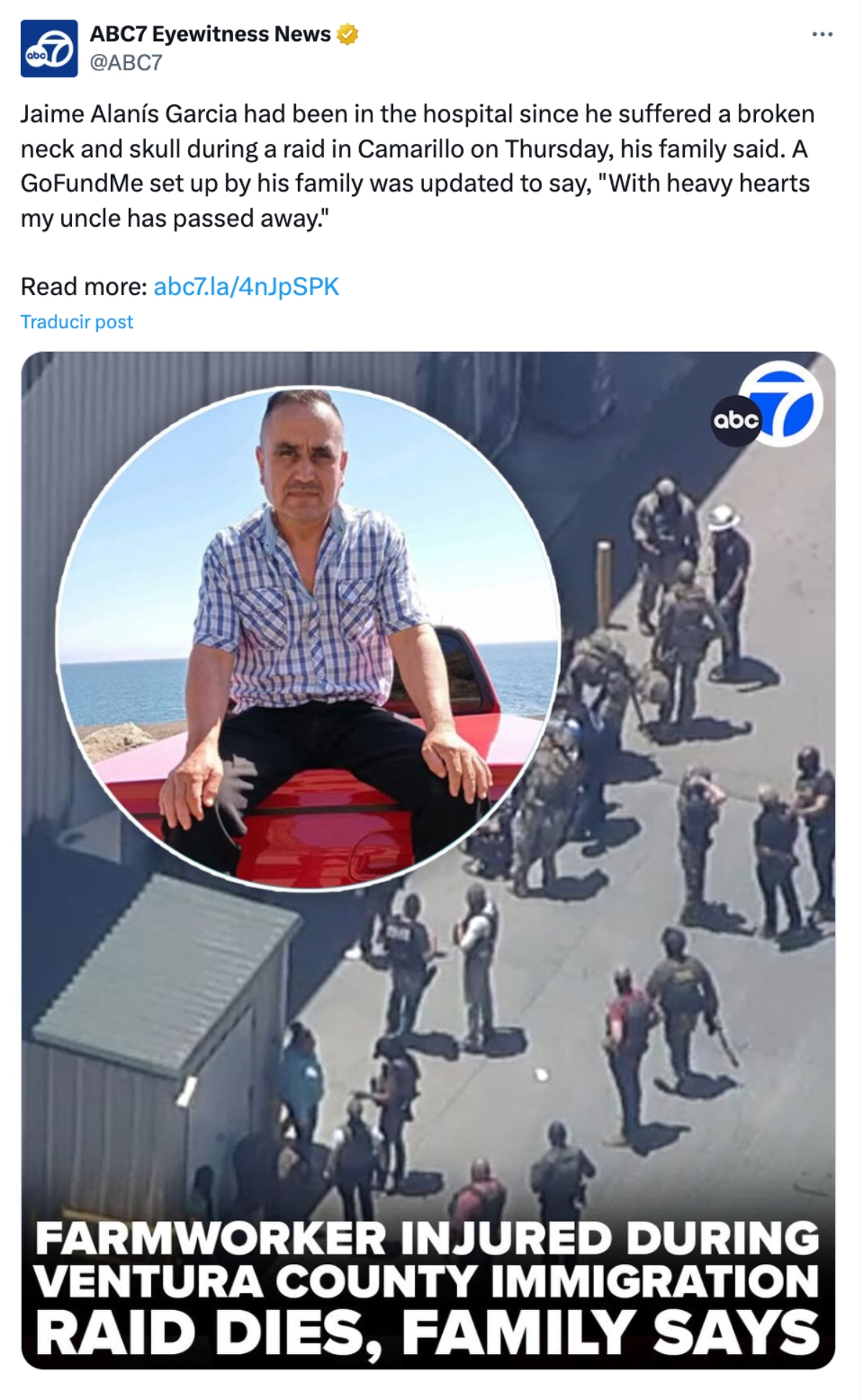 Border czar, border czar, Jaime Alanis, Camarillo raid, immigrant death, California